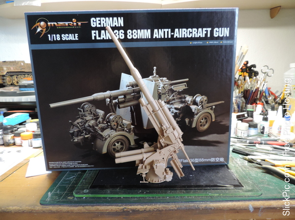 Armorama :: Merit 1/18 Flak 88 36 build