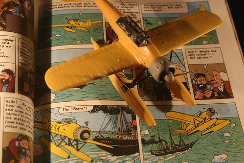 Tintin plane shooting star 3