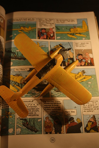 Tintin plane shooting star 2